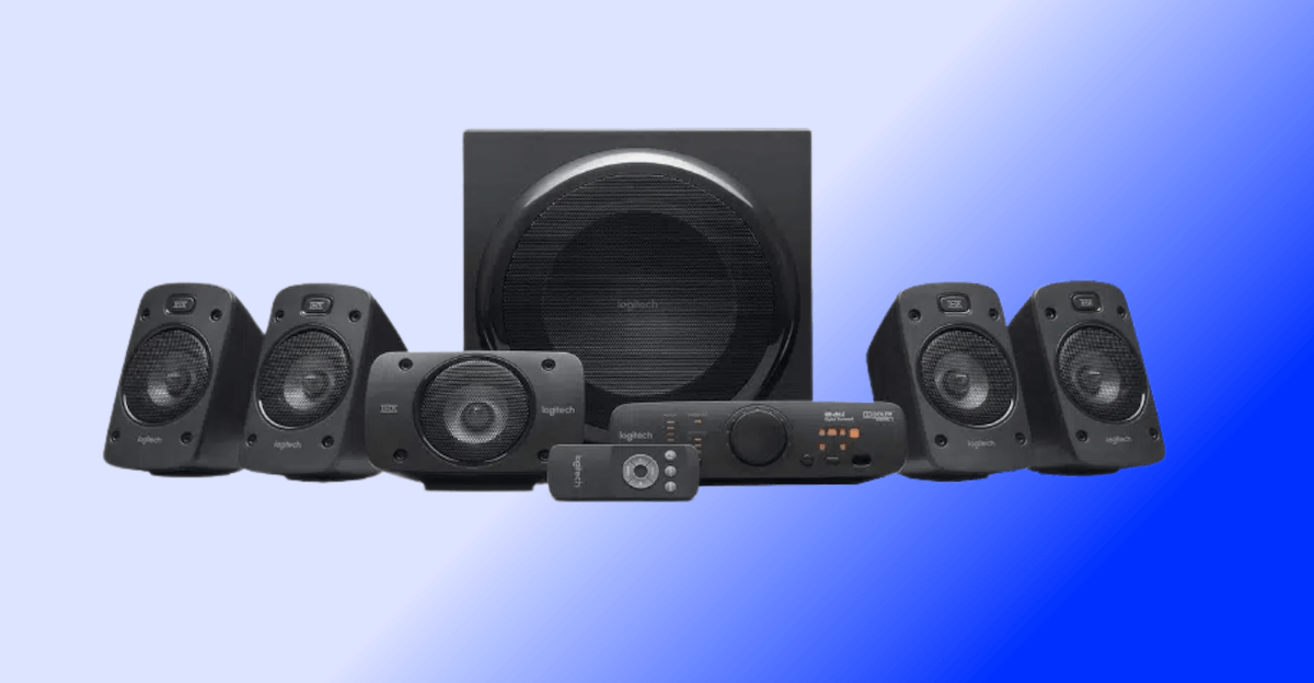 Sistema de sonido de cine en casa de 5,1 canales con audio digital